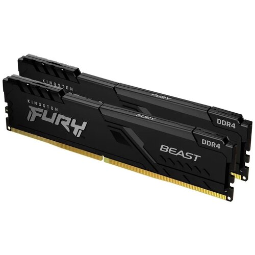 Оперативная память Kingston FURY Beast 32 ГБ (16 ГБ x 2 шт.) DDR4 3200 МГц DIMM CL16 KF432C16BB1K2/32