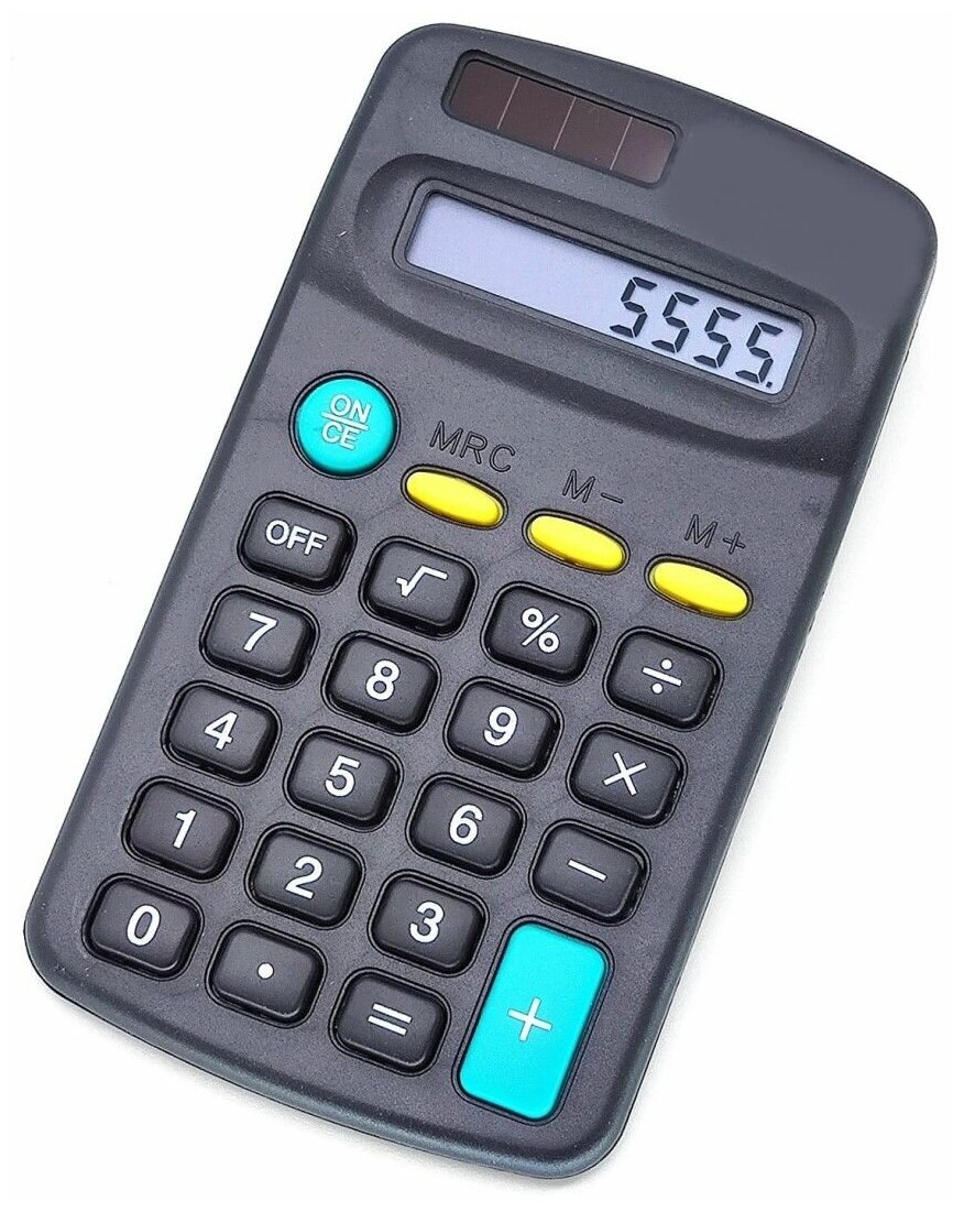 Калькулятор карманный / Калькулятор для школы электронный KK-402 , 11.5 х 6.5 см.