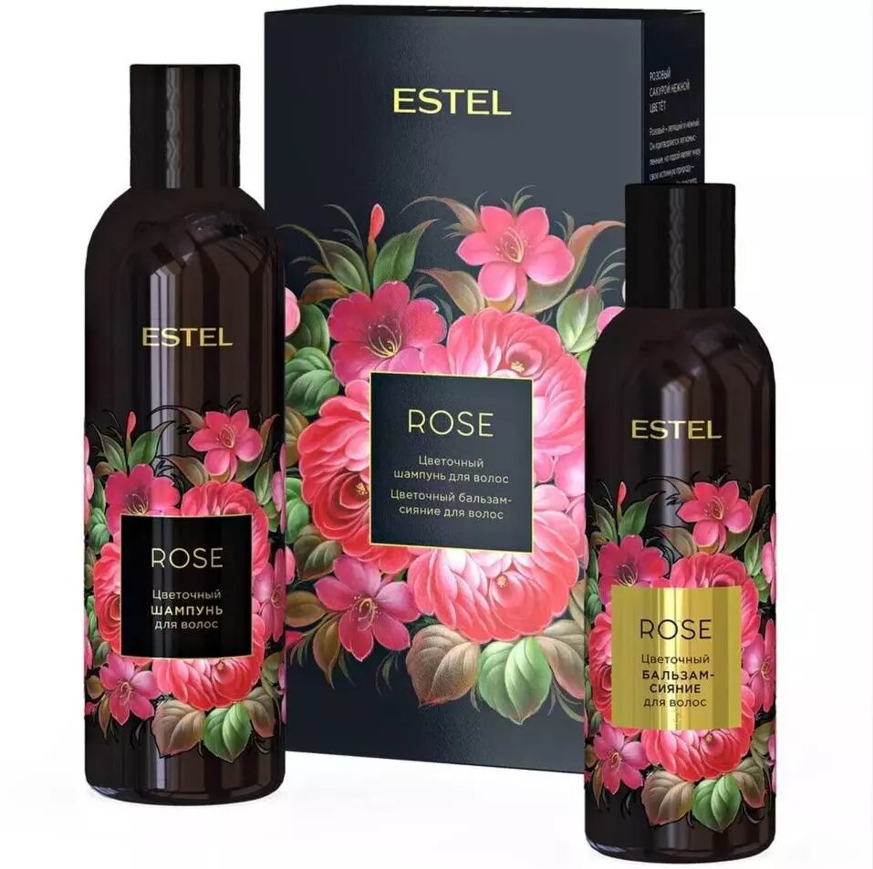 Подарочный набор ROSE для ухода за волосами ESTEL PROFESSIONAL цветочный 250+200 мл