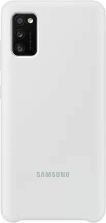 Чехол-накладка Samsung Silicone Cover для A41 белый