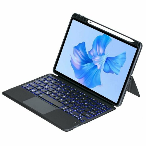 Чехол-клавиатура MyPads для Huawei MatePad Pro 12.6' 2021 (WGR-W09) funda huawei matepad pro 12 6 2021 wgr w19 wgr an19 magnetic stand tablet case leather flip coque wake sleep smart cover