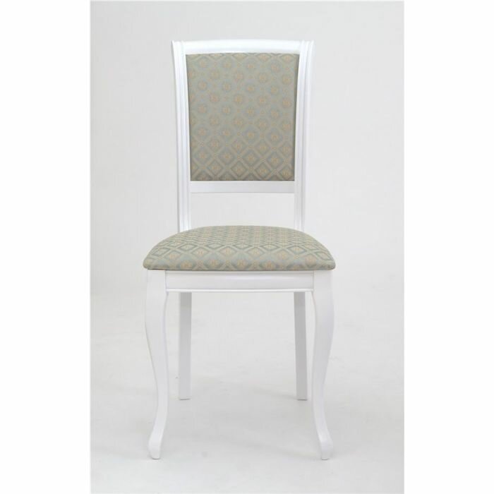 Стул "Дионис" (Белый/ ткань Santa Izumrud) — фото 1