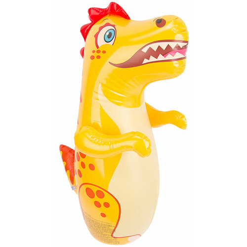фото Надувная игрушка intex "зверюшка-неваляшка", детская напольная груша-неваляшка для бокса, плавания и купания, игры на суше и в воде, цвета микс