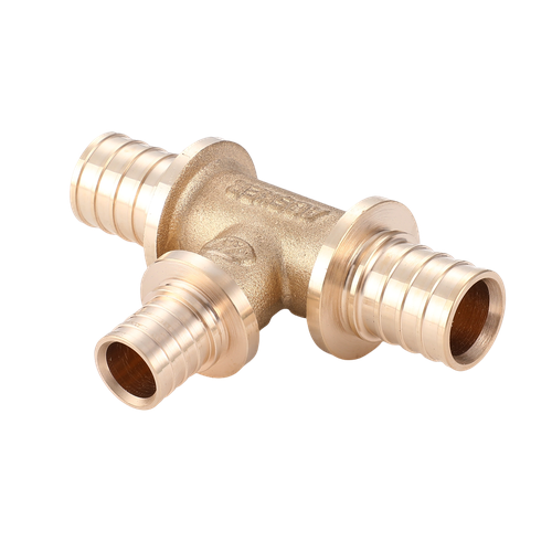 Тройник 20х16х16 мм переходной AOSKER для труб из сшитого полиэтилена аксиальный