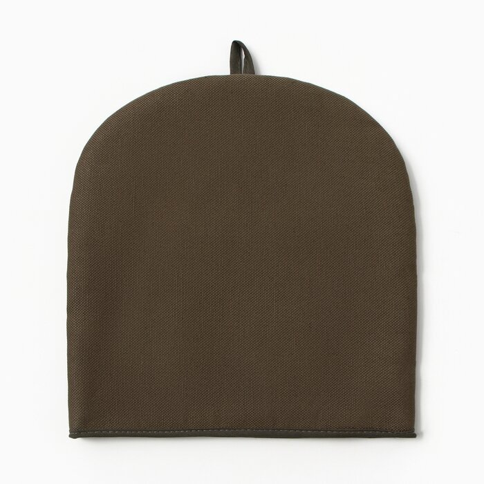 Грелка на чайник Этель Home collection green микс 28х28см, 45%лён, 55%хл