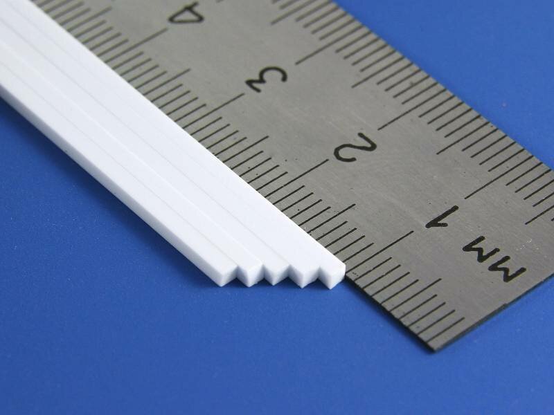 Полоска пластиковая 1.5х1.5 мм, 10 шт