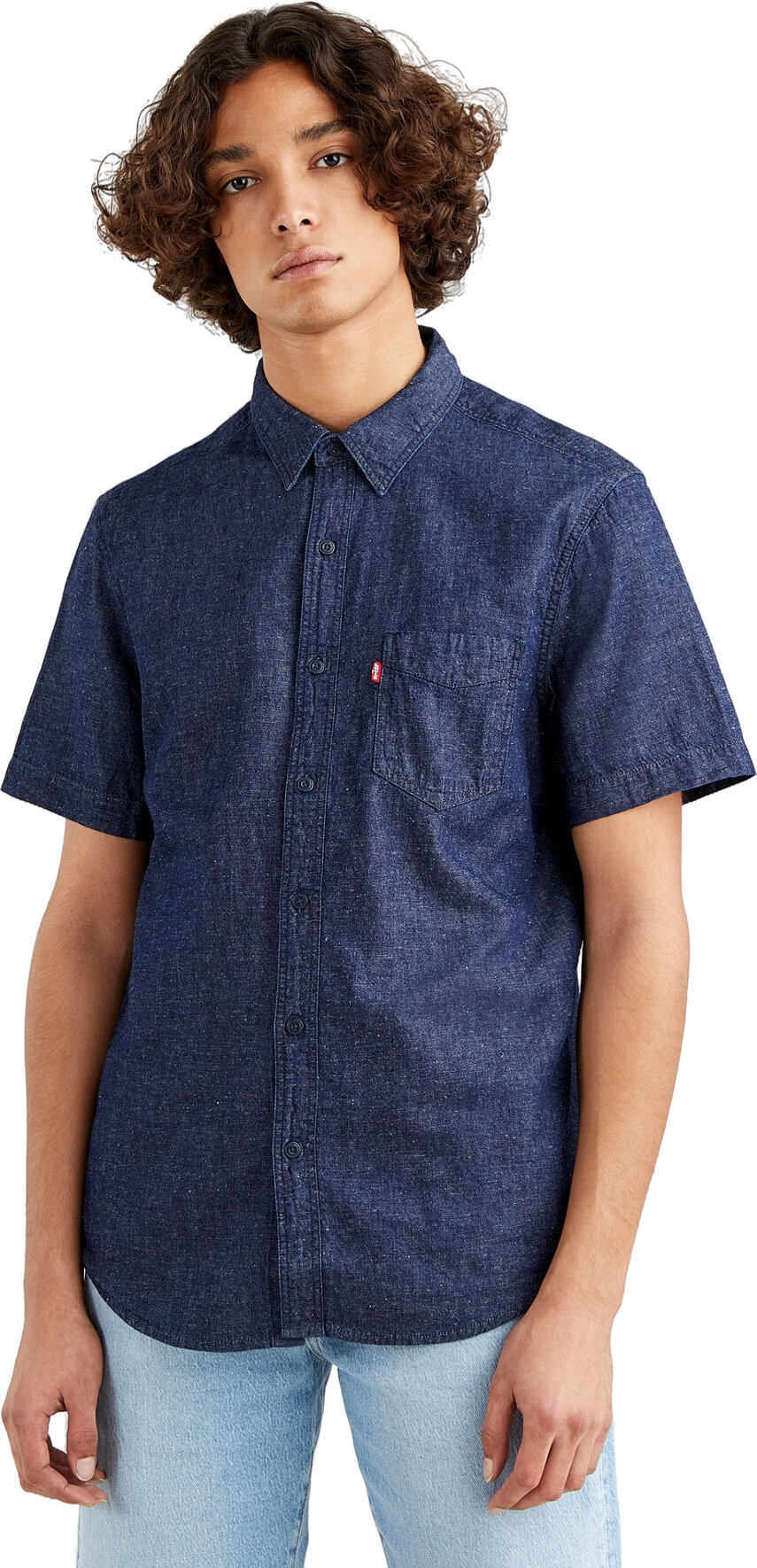 Рубашка Levi's, размер S, синий