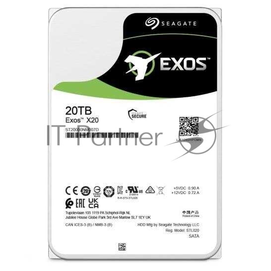 Жесткий диск HDD Seagate 20TB (ST20000NM007D) - фото №3