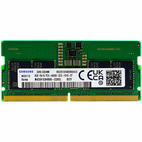 Модуль памяти для ноутбука SODIMM DDR5 8GB PC38400 4800МГц Samsung M425R1GB4BB0-CQKOL 3050₽