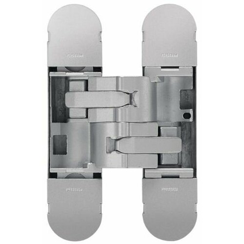 Дверная петля скрытой установки CEAM с 3D регулировкой 1230S ARG матовое серебро