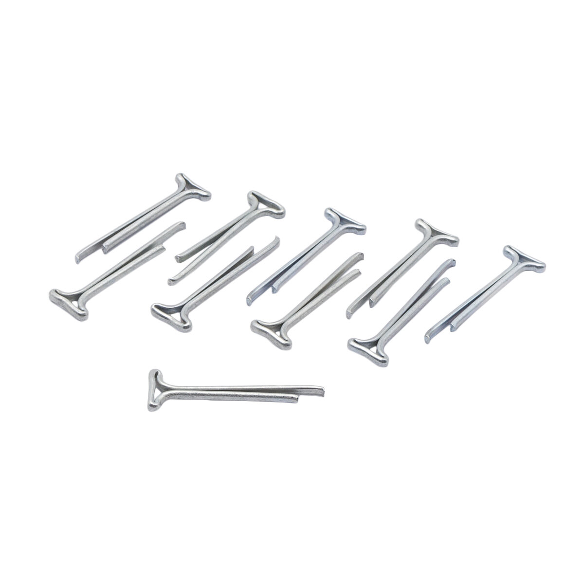 Шплинты для игрушек T-образные (крепления для подвижности рук и ног игрушек) Айрис, 2*20 мм, цинк, 10 шт — фото 1