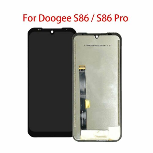 Дисплей для Doogee S86 Pro Doogee S86 Дисплей для в сборе с тачскрином Чёрный 2246₽