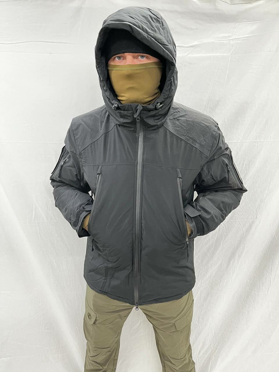 Куртка  Осень-зима 2025, размер L, черный — фото 1