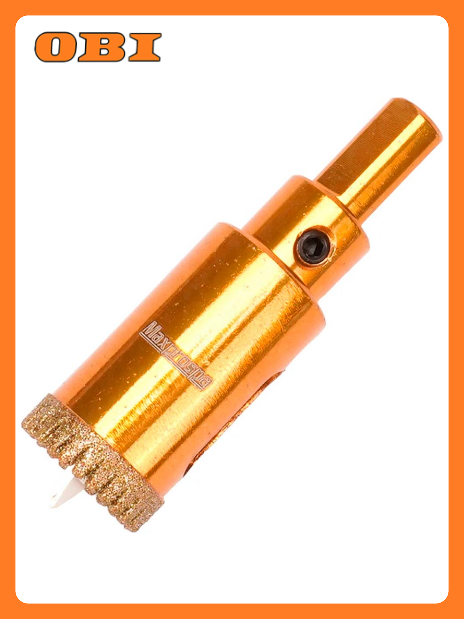 Алмазная коронка с центрирующим сверлом по керамограниту Maxprospa 25 мм