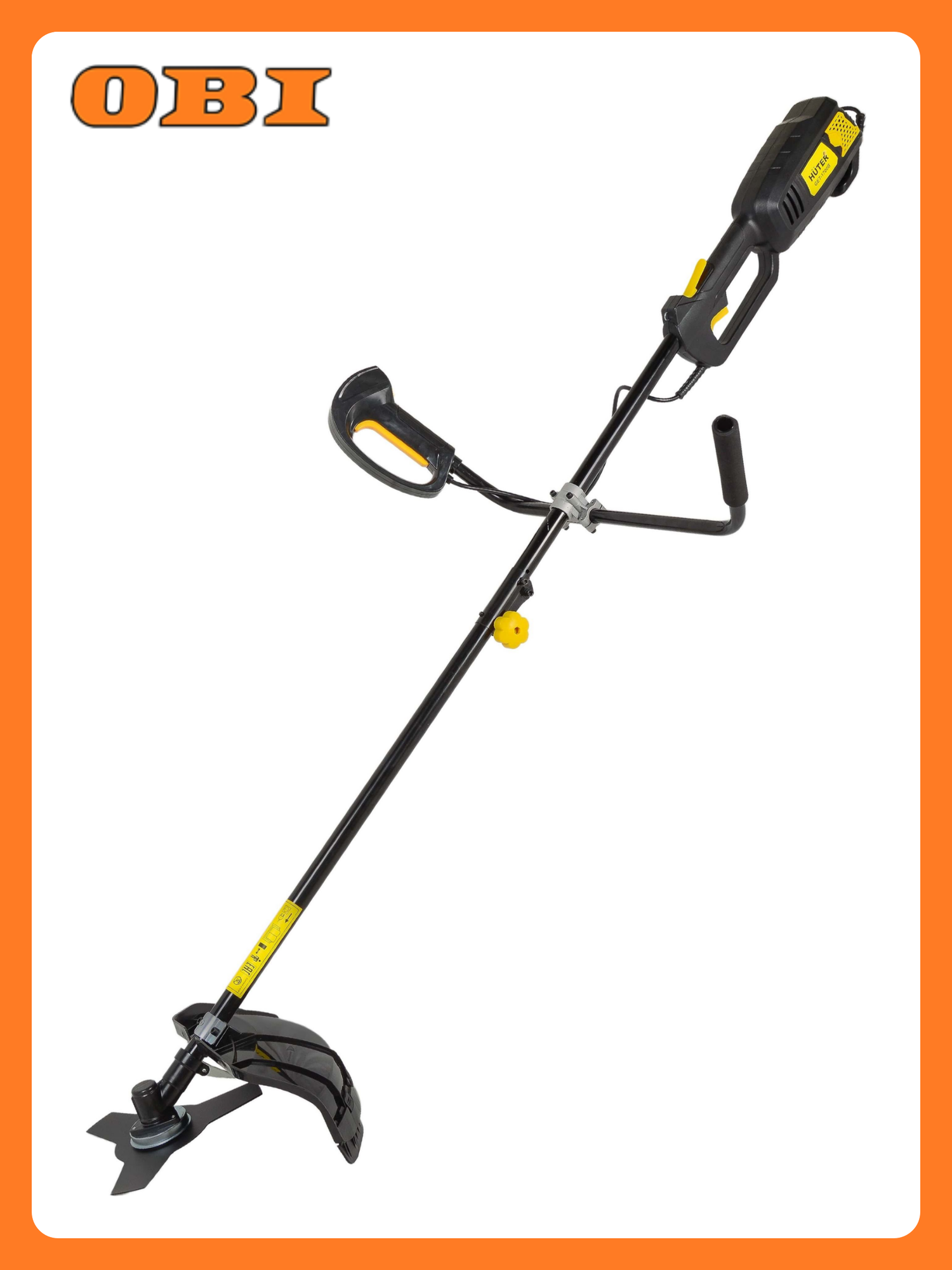 Электрический триммер Huter GET-1700B леска нож ширина скашивания 42 см 1700 Вт