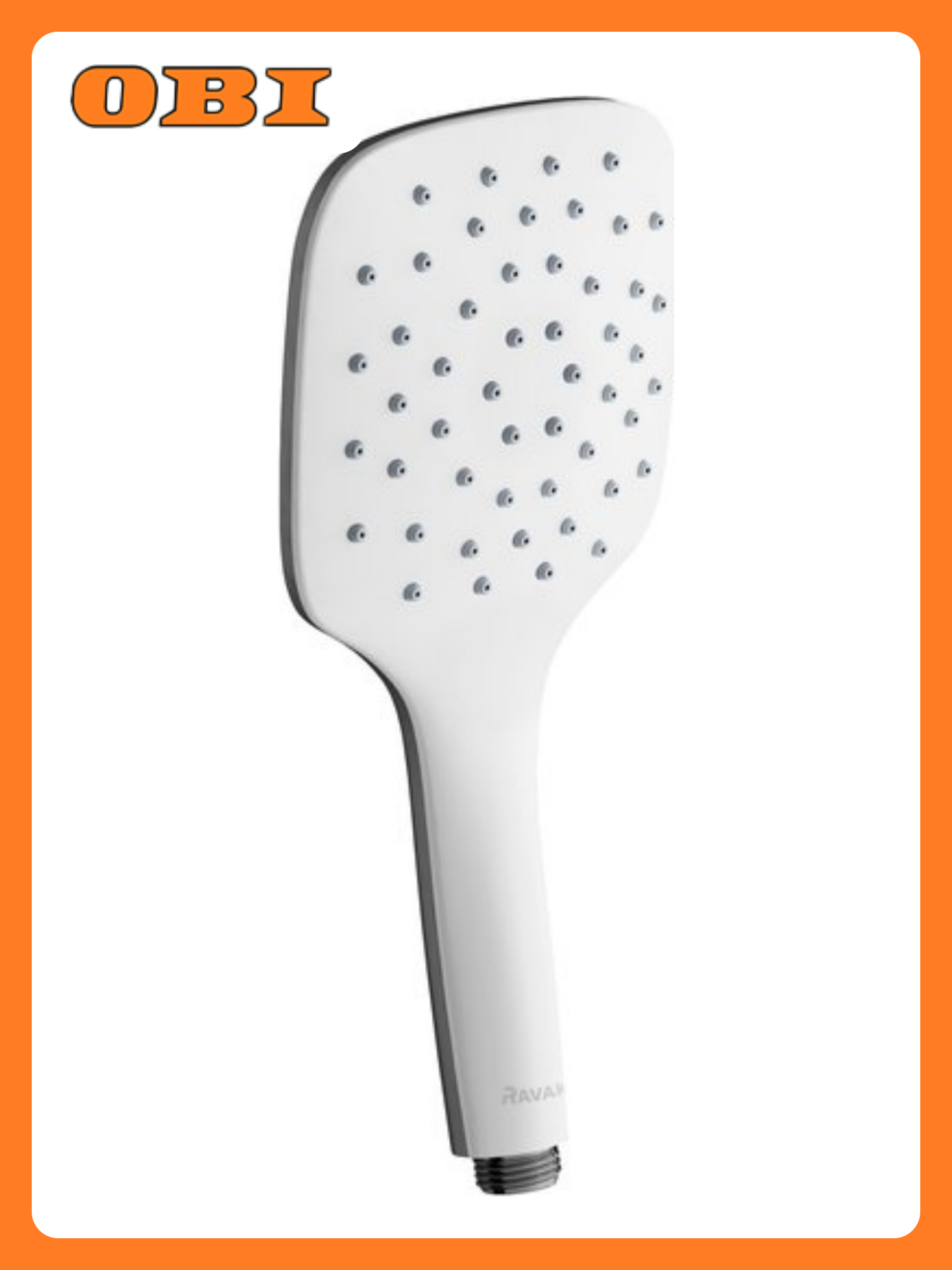 Душевая лейка RAVAK Air 1 функция диаметр 120 мм 959 10 белая