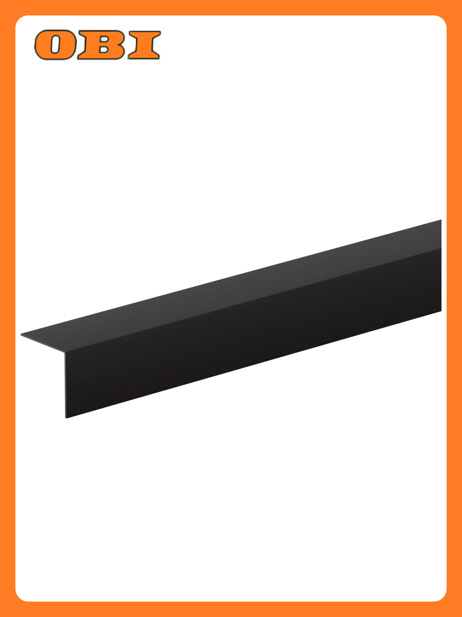 Угол ПВХ IDEAL 301 20x20x2700 мм коричневый текстура Венге