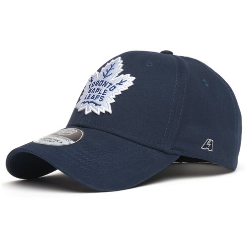 фото Бейсболка мужская большого размера nhl toronto maple leafs atributika & club, кепка нхл торонто мейпл лифс из хлопка синяя атрибутика и клуб