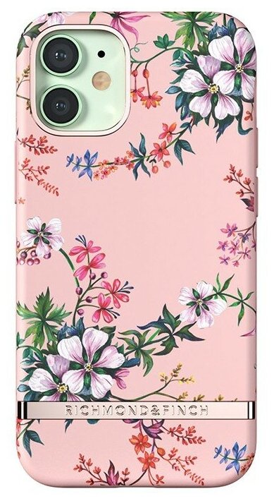 Чехол Richmond & Finch Freedom FW20 Pink Blooms для iPhone 12 mini