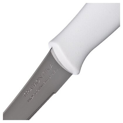 Tramontina Athus Нож для томатов 12.7см, белая ручка 23088/085 - фотография № 2
