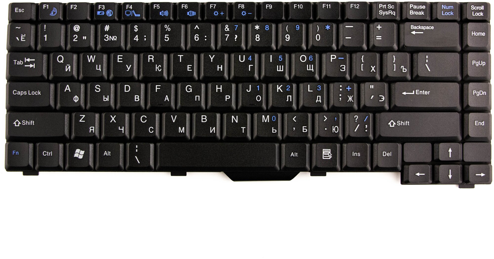 Клавиатура для ноутбука Fujitsu Amilo A1667 MP-02686003347D