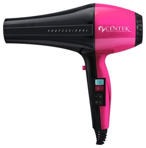 Фен Centek CT-2225 Professional 2200Вт черный/розовый .