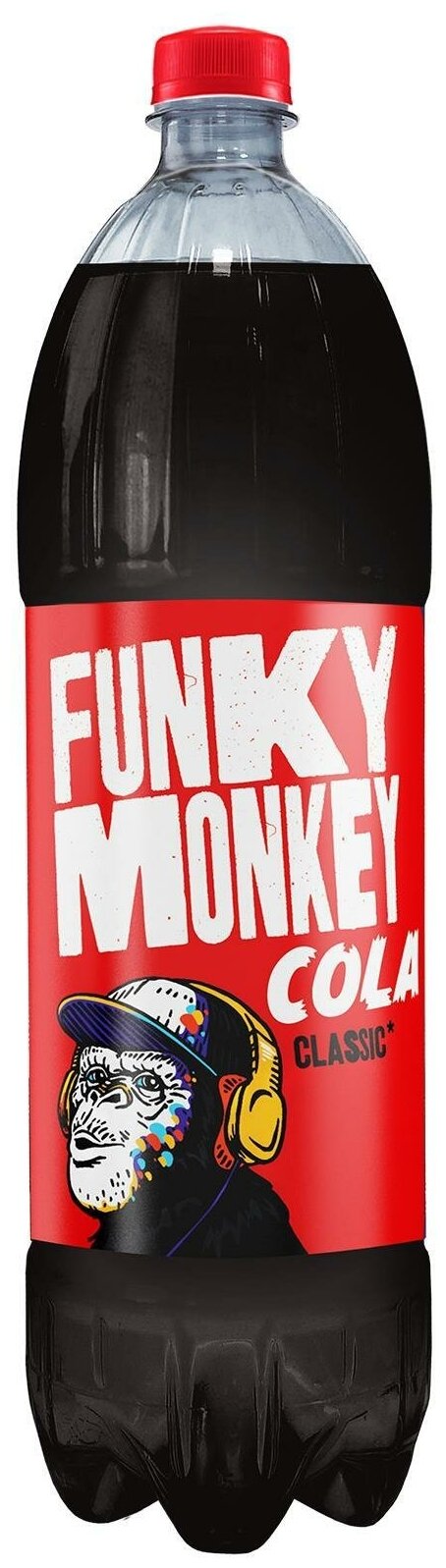 Газированный напиток Funky Monkey Cola (Фанки Манки Кока-Кола) 6 шт по 1,5 л/ Газировка оптом - фотография № 4