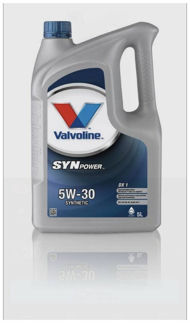 Масло мот Valvoline SYNPOWER DX1 5W30 5л