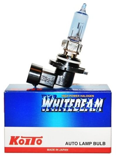 Лампа высокотемпературная Koito Whitebeam 9005 (HB3) 12V 65W (120W) 4200K (уп. 1 шт.)