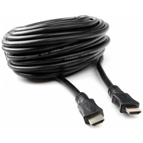 cablexpert кабель hdmi 10м v2 0 19m 19m серия light черный позол разъемы экран пакет cc hdmi4l 10m Cablexpert Кабель HDMI 20м v2.0 19M/19M серия Light черный позол. разъемы экран пакет CC-HDMI4L-20M