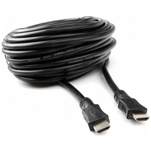 Cablexpert Кабель HDMI 20м v2.0 19M/19M серия Light черный позол. разъемы экран пакет CC-HDMI4L-20M