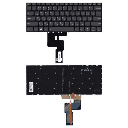 Клавиатура keyboard PC4C PC4CB для ноутбука Lenovo IdeaPad 330S-14 330S-14IKB 330S-14AST 330-14IGM черная с подсветкой 2849₽