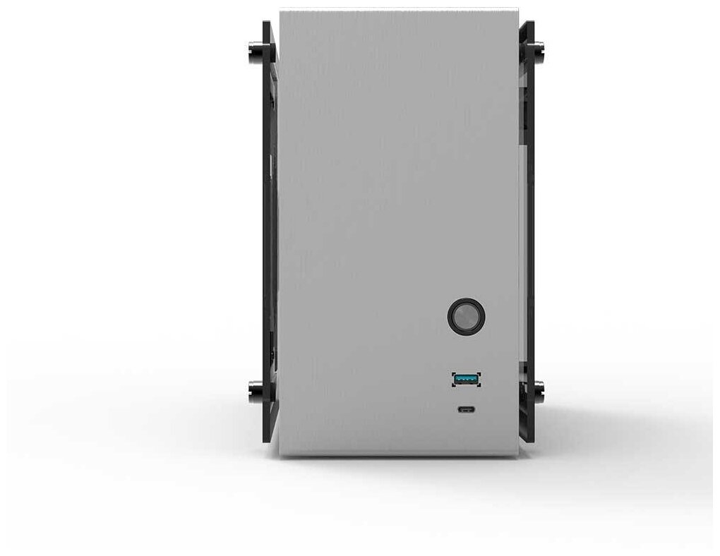 Корпус mini-ITX Zalman серебристый, без БП, акриловая боковая панель, USB 3.0, USB Type-C - фото №5