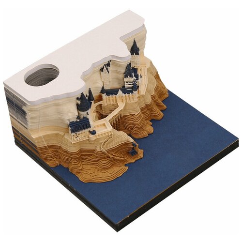 3D Блок бумаги для заметок Гарри Поттер Замок Хогвартс без подсветки 2150₽