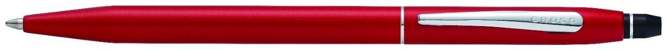 Шариковая ручка Cross Click в блистере, с доп. гелевым стержнем черного цвета. Цвет -красный, AT0622S-119