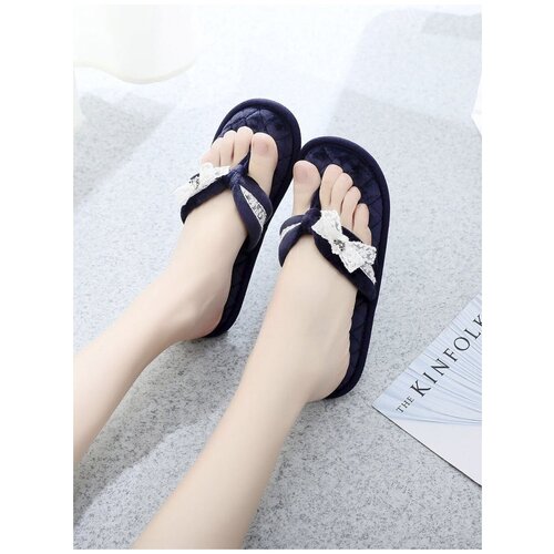 фото Тапочки pettimelo, размер 38-39, синий