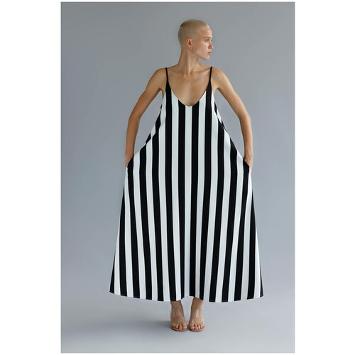 Сарафан ZNWR, размер M, черный, белый