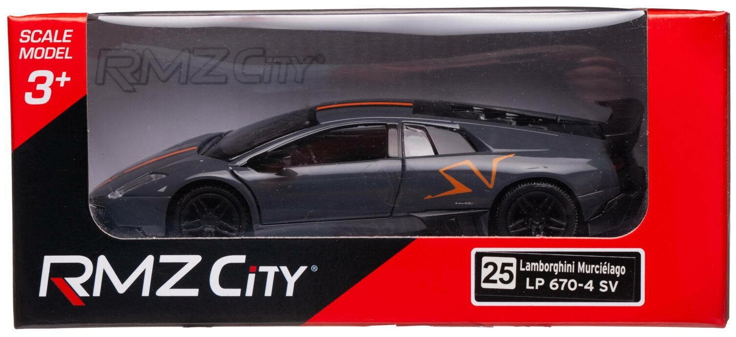 Автомодель Uni-Fortune Lamborghini Murcielago, черный (554997CN) - фото №2