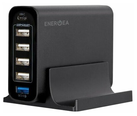 Сетевое ЗУ EnergEA PowerHub 6C USB-C PD15W, USB QC3.0, 4 USB 2.4 60W