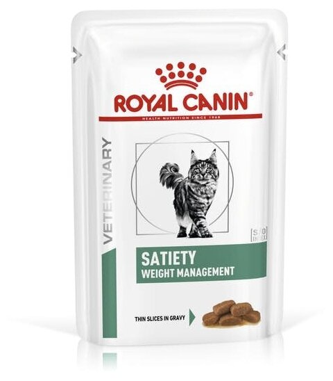 Пауч Royal Canin Satiety Weight Management Feline для кошек контроль веса 12х0,085 кг - фотография № 2