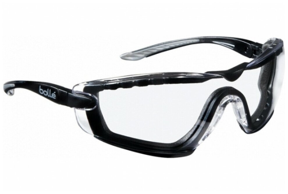 Открытые очки Bolle COBRA, clear дужки и обтюратор PLATINUM COBFTPSI - фотография № 1