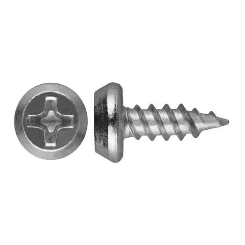 Саморезы с полуцилиндрической головкой острый, цинк , 3,5х11 (12 000 шт)