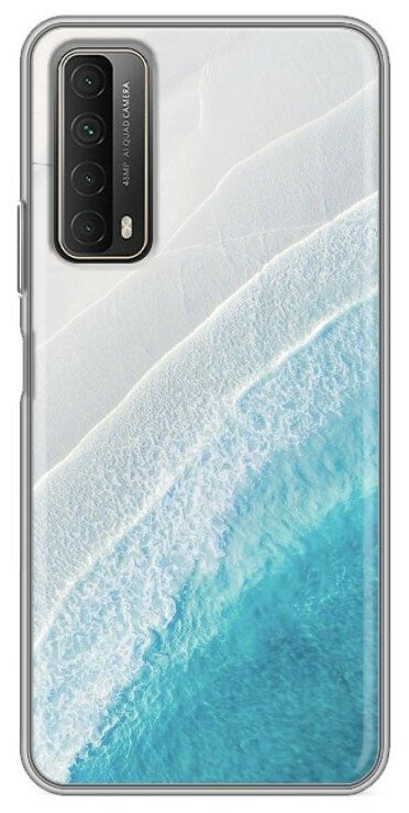 Дизайнерский силиконовый чехол для Хуавей П Смарт 2021 / Huawei P Smart (2021) Океан