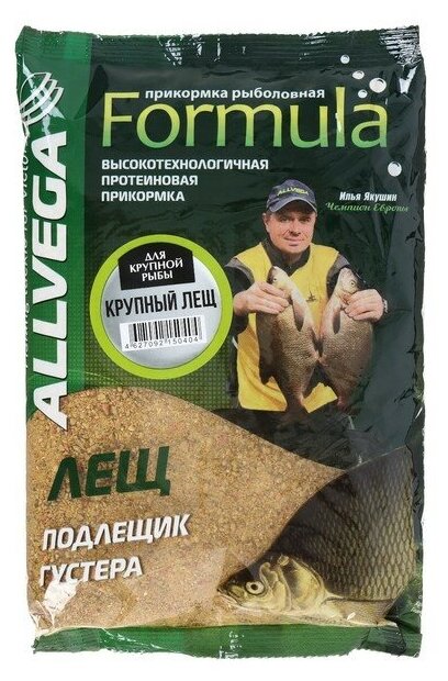 Прикормка "Allvega" Formula Big Bream, крупный лещ, 900г