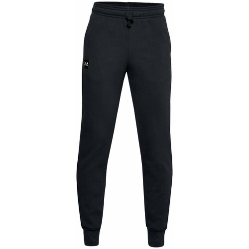 Брюки беговые детские Under Armour Rival Fleece Black (US:XL)