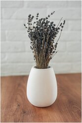 Декоративная ваза "Пелика" белая