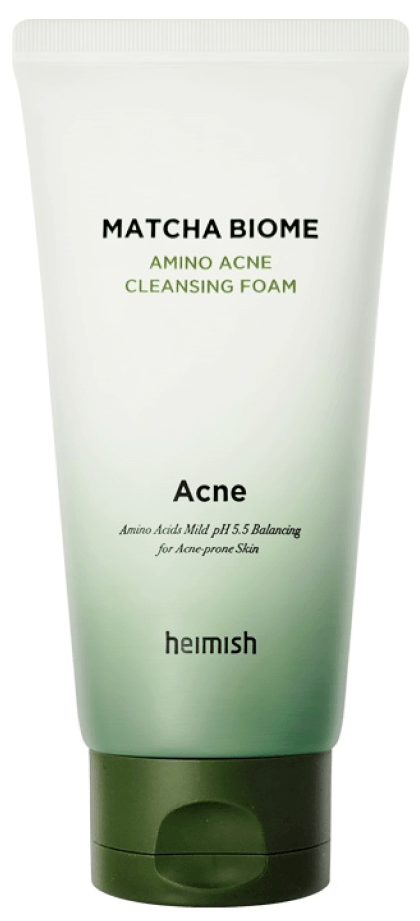 Пенка для умывания тонизирующая HEIMISH MATCHA BIOME AMINO ACNE CLEANSING FOAM 150 G