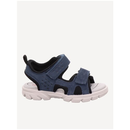 фото Туфли летние открытые superfit, для мальчиков, цвет синий, размер 34