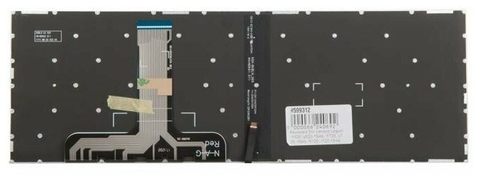 Клавиатура для ноутбука Lenovo Legion Y520 y520-15ikb Y720 y720-15ikb R720 r720-15ikb 15ikb черная без рамки с подсветкой гор Enter ZeepDeep