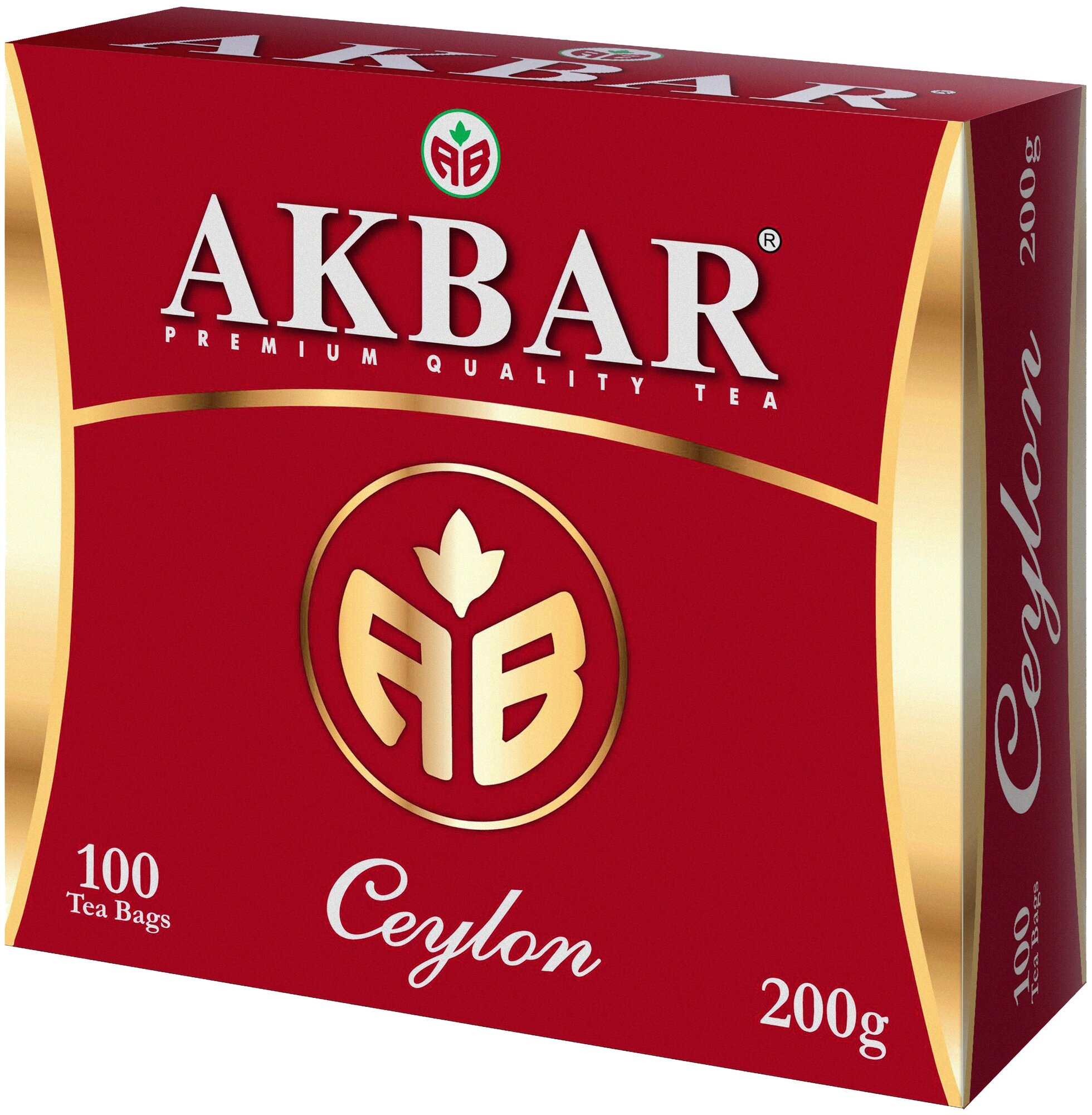 Чай черный Akbar Ceylon Tea в пакетиках